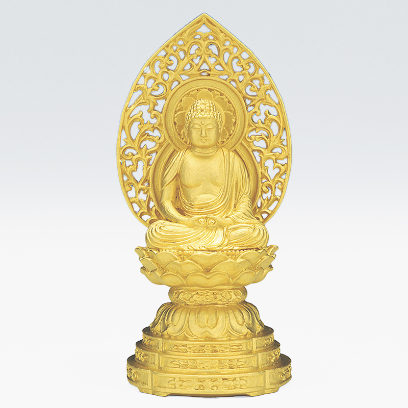 純金 阿弥陀如来座像 10cm